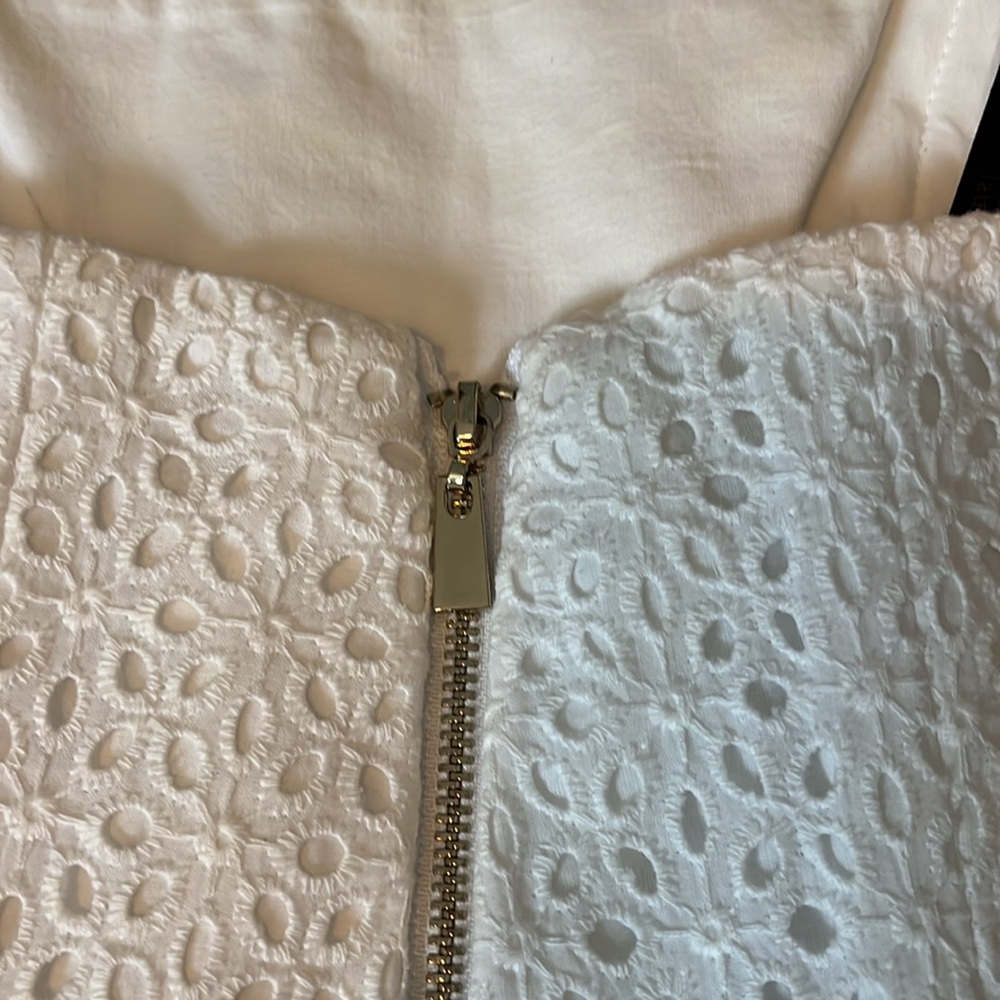 Laundry by Shelli Segal white eyelet dress - Picture 6 of 7